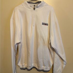 Nautica White Half-Zip Sweatshirt